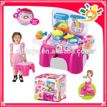 2014 neue Produkte Kinderspielzeug KÜCHENMÖBEL STUHL MIT LICHT UND MUSIK KOCHEN SET FÜR SPASS